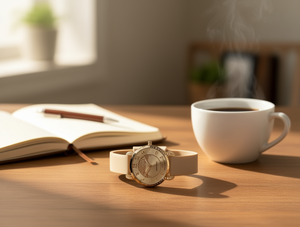Reloj de Cuarzo para Mujer Hyf A128, Esfera Redonda Analógica de 30 mm, Correa de Silicona, Elegante Reloj de Moda con Indicador de Fecha - Product Image 2