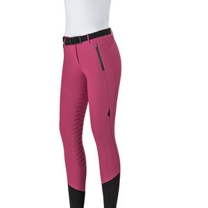 הברך תיקון סיליקון סוס רכיבה מכנסי רכיבה קפיצות להראות מכנסיים מותאם אישית לוגו קטן כמות - Product Image 5