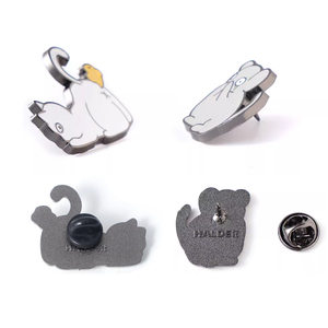 Regalo Personalizzato per San Valentino, Spilla in Metallo 3D Smaltata a Forma di Topo con Naso che Fischia, Divertente Oggetto da Collezione per Coppie - Product Image 3