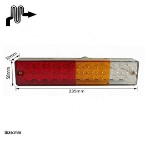 Feu arrière LED universel 12V 20 LED étanche pour camion/yacht/voiture/remorque, feux de recul, de freinage et de clignotants, certifié CE - Product Image 4