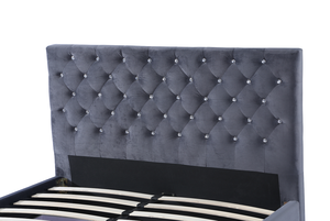 Modern Simple New Style Upholstered Bed with <strong>Storage</strong> - Product Image 3