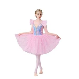 Vestido de Ballet Profesional para Niñas, Tutú para Actuaciones y Competiciones, Disfraz de Lago de los Cisnes - Product Image 3