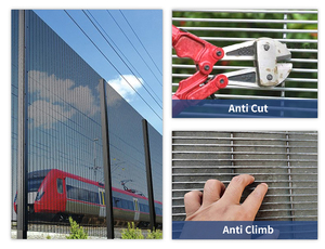 Bán Buôn 3*0.5*8 358 Chống Leo Lên Hàng Rào Kim Loại Hàng Rào Cho Sân Bay Nhà Tù Vườn - Product Image 4