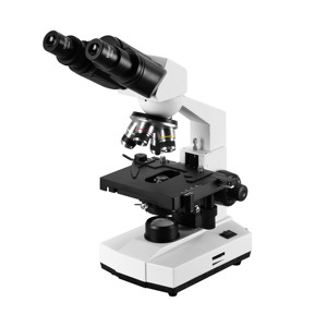 <span class=keywords><strong>Microscope</strong></span> biologique binoculaire à LED 40X-1000X avec étage de travail mécanique