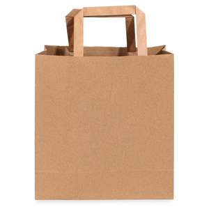 Gift <b>Bags</b> Kraft Paper Shopping <b>Bags</b> with Handles for Gifts Business Merchandise Retail Birthday <b>Party</b> Favor Recycled Paper Sacks - Product Image 4