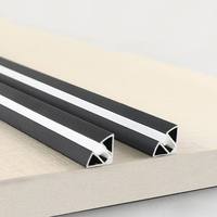 Lumière de placard LED personnalisée en forme de V, peut être installée avec un interrupteur intelligent, éclairage encastré pour placard, facile à installer, DC12V/24V
