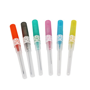 Aiguilles de perçage jetables pour cathéter, boîte de 50 pièces, 14G 16G 18G 20G 22G 24G, stériles, pour art corporel, tube de guidage - Product Image 1