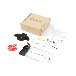 KUONGSHUN China hecho sin batería no programable Robot juguetes DIY Robot cubo luciérnaga fotosensible Robot Kits en caja de papel - Product Image 3