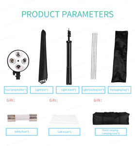 Kit de Iluminación Fotográfica con Softbox y Luz Continua para Estudio Fotográfico - Product Image 5