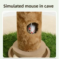 Arbre à chat moderne transfrontalier en sisal, griffoir et structure d'escalade, 100 cm, ne laisse pas de miettes, 3,25 kg, modèle carton MP40, pour intérieur