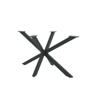 Wekis Trung Quốc Mới Thiết Kế Đồ Nội Thất Thiết Kế X Hình Dạng Spider Bảng Cơ Sở Spider Hình Dạng Đúc Sắt Chân Văn Phòng Bảng Kim Loại Chân Nhà Sản Xuất - Product Image 6