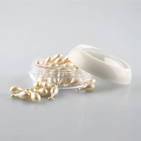 Vente en gros sur mesure Marque privée Soins de la peau du visage Sans cruauté aux animaux Sérum de nuit végétalien Sérum capsules hyaluronique à l'acide anti-âge