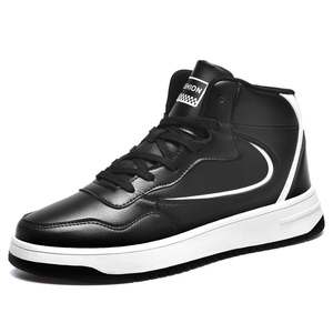 Zapatillas <span class=keywords><strong>de</strong></span> Skateboarding Planas <span class=keywords><strong>de</strong></span> Cuero con Logo Personalizado <span class=keywords><strong>para</strong></span> Mujer, Talla Grande <span class=keywords><strong>para</strong></span> Hombre 13 14 47 48, <span class=keywords><strong>Zapatos</strong></span> Casuales <span class=keywords><strong>de</strong></span> Invierno con Forro <span class=keywords><strong>de</strong></span> Peluche - Product Image 1
