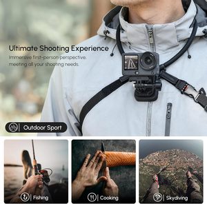 Startrc กล้องแม่เหล็กติดคอสำหรับกล้องแอ็คชั่น <span class=keywords><strong>Osmo</strong></span> 360 /nana/action 6/5 pro/ <span class=keywords><strong>4</strong></span> <span class=keywords><strong>Osmo</strong></span> Pocket 3สำหรับ HERO 12/11/10/9 Quick - Product Image 2