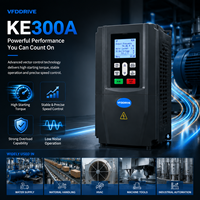 Convertisseur de fréquence AC industriel KE300A monophasé/triphasé 220V-380V avec écran LCD pour pompes, ventilateurs, convoyeurs et automatisation d'usine