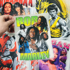 Stampa Dtf su misura all'ingrosso disegni stampa a caldo <span class=keywords><strong>adesivi</strong></span> trasferimento <span class=keywords><strong>ferro</strong></span> <span class=keywords><strong>da</strong></span> stampa su stampa a trasferimento di calore stampe per borse abbigliamento - Product Image 1