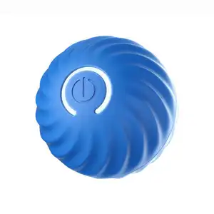 USB şarj edilebilir akıllı yerçekimi atlama topu interaktif köpek oyuncak otomatik haddeleme Bite dayanıklı topu elektrikli köpek oyuncak topu