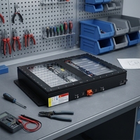 Modules de batteries EV standard PINSHENG 460V-800V 80-300kWh LiFePO4 semi-solides avec BMS intelligent, 6000 cycles, certifiés CE