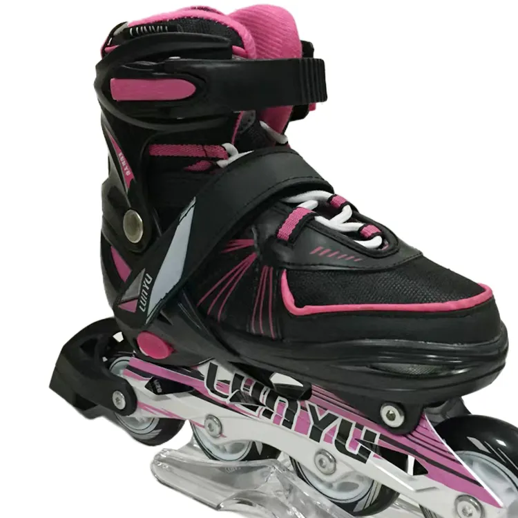 Aangepaste 4 Knipperende Pu Wielen Roller Inline Skates Schoenen Inline Skates Professionele Knipperende Roller