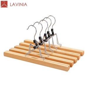 Cintres en <span class=keywords><strong>bois</strong></span> personnalisés Lavinia avec logo, <span class=keywords><strong>installation</strong></span> facile pour sacs et extensions capillaires, présentoir élégant, qualité supérieure, <span class=keywords><strong>prix</strong></span> de gros - Product Image 1