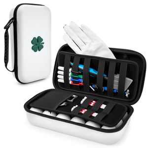 Sac d'accessoires de golf étanche au design du fabricant, avec logo personnalisé, porte-balles de golf Clover, porte-gants en EVA - Product Image 1