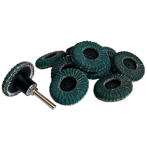 Disco de Lijado Curvo de Cambio Rápido de 2 Pulgadas con Diseño Trasero Tipo R Macho - Para Acabado y Desbarbado de Superficies Irregulares - Product Image 5