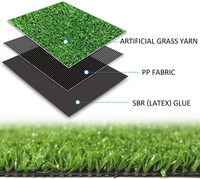 Gazon artificiel vert pas cher pour événements de mariage, gazon synthétique de 10 mm avec trous de drainage
