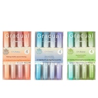 Stylo surligneur couleur dégradée - Non effaçable, non double face, valeur esthétique, marquage coloré, grande capacité, 4 pièces/boîte, bureau