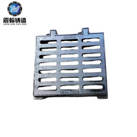 Grille de drainage en fonte ductile robuste, grille de drainage en fonte, grille routière pour projets municipaux, usine OEM