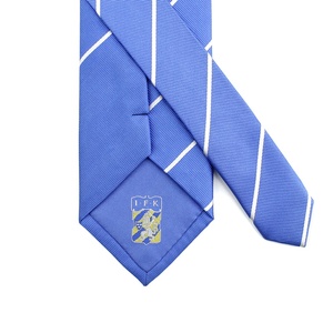 Logo Basculement Suède <span class=keywords><strong>IFK</strong></span> Football Club Cravate Personnalisée Crayon Officiel Rayé Bleu Blanc Soie Tissé Hommes Football Sports Club Cravate - Product Image 6