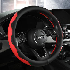 Nouveau couvre-volant en cuir F25 Nappa léger respirant évacuation de l'humidité ajustement serré <span class=keywords><strong>pour</strong></span> toutes les saisons utilisation générale de la <span class=keywords><strong>voiture</strong></span> - Product Image 4