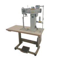 Machine à coudre HUAMEI Mini, à aiguille simple, à colonne haute, pour cuir, avec formation de point de verrouillage, moteur et composants principaux