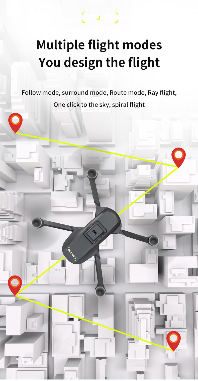 K3 Under 250g RC GPS Drone 2-axis Self Stable Anti Shake Gimbal