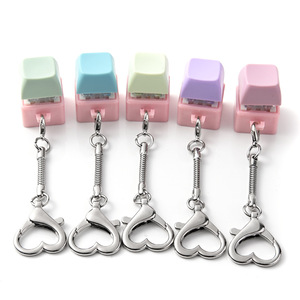 Llavero Antiestrés con Diseño de Muñeco y Teclado Mecánico, Juguete Sensorial de Dedo con Botones y Patrones - Product Image 1