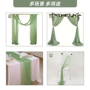 Rideaux en arc de <span class=keywords><strong>mariage</strong></span> rideaux de fond transparents rideaux transparents blancs pour la décoration de <span class=keywords><strong>mariage</strong></span> fêtes <span class=keywords><strong>plafond</strong></span> - Product Image 6