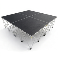 Scène mobile RK en aluminium, scène portable pour événements, scène de concert en plein air, installation facile, plateforme mobile pliable