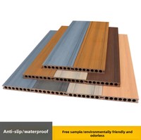 Terrasse extérieure en composite bois-plastique anti-corrosion, antidérapante, co-extrudée, résistante à l'humidité pour balcons