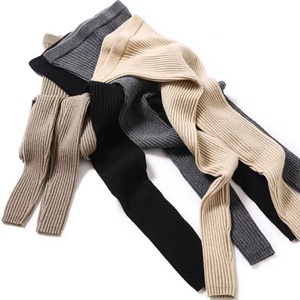 Süper kalın kış kaşmir yün örgü tozluk - Product Image 1
