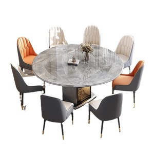 <span class=keywords><strong>Table</strong></span> à manger ovale moderne <span class=keywords><strong>extensible</strong></span> en <span class=keywords><strong>marbre</strong></span> blanc de 70,84 pouces, capacité de 6 à 8 personnes, 200 livres, assemblage requis, pieds en acier inoxydable - Product Image 6
