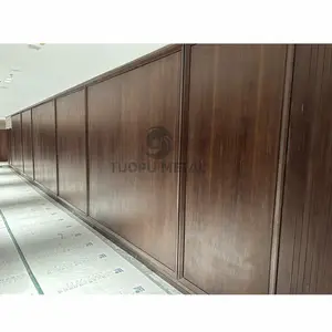 酒店项目建筑装饰材料定制铝天花板/墙壁/声学立面铝包层