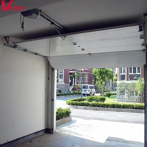 Puerta de <span class=keywords><strong>Garaje</strong></span> Automática Voltor Seccional Elevada de Aluminio, Acero y Vidrio, 16x8 y 8x7, Impermeable para Uso Residencial, Venta al Por Mayor - Product Image 4
