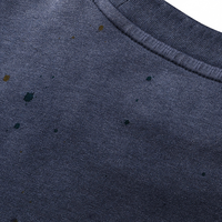 Camiseta YKH de 275 g/m², 100 % algodón, con logotipo personalizado, al por mayor, de verano, manga corta, lavado ácido, estampado en serigrafía, de gran gramaje