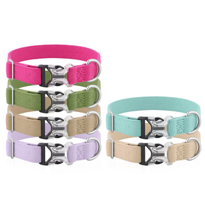 Großhandel Haustier Lieferant Doppels chicht Qualität Pure Hanf Hunde halsbänder Umwelt freundliche Hanf Hund Halskette - Product Image 3