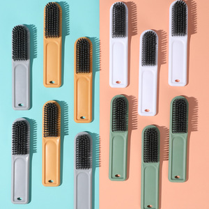 Shoe Brush Set 4 Pieces Nylon Bristles Plastic Handle With Hanging Loop For Cleaning Shoes And Clothes - Product Image 2