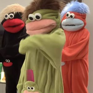 Pigiama Intero in Peluche Ispessito Caldo Invernale Estivo a Forma di Mostro Cartone Animato, Asciugatura Rapida, in Spandex/Cotone, per Bambini e Adulti - Product Image 6
