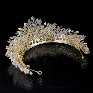 Tiara de Zirconia para Novia Europea y Americana, Corona para Vestido de Boda, Accesorios para el Cabello, Joyería - Product Image 6
