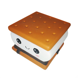 Nuevo Juguete Antiestrés de Goma Elástica de Recuperación Lenta - Simulación de Chocolate, Galleta, Pizza y Pan - Product Image 2