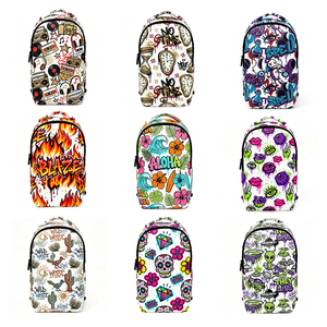 Fashion Printed Designer Bags for Teenagers Graffiti Back Pack Travel Kids School Bags College Student <strong>Backpack</strong> with Custom logo - Product Image 2