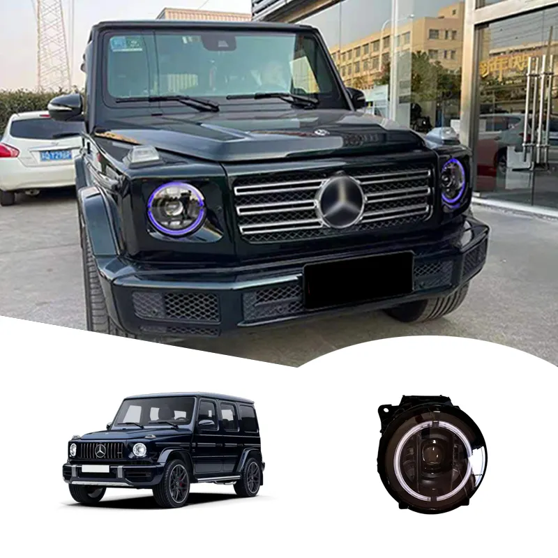 Led Headlight G Class 80W High Power 36W 30W High/Low Beam Led Moving Headlight for Car Mercedes Benz 2018-2022