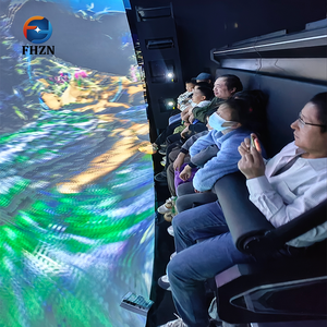 Vente Flash : Équipement de Parc d'Attractions Intérieur, Cinéma 9D à Vision Non-oculaire, Dôme d'Écran <span class=keywords><strong>Circulaire</strong></span> 4K Haute Définition, Théâtre Volant 6 DOF - Product Image 6